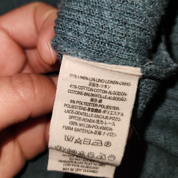 Free people Tunic sweaters Linen and cotton size L - Picture 10 of 12